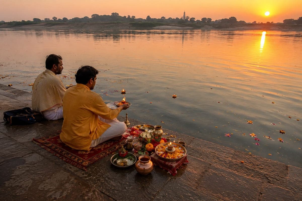Narmada / Ghat Puja